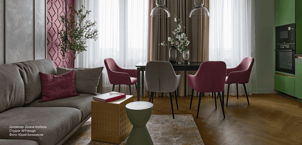 Интерьер с кварцевым паркетом 1